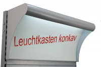Leuchtkasten konkav